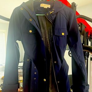 Navy blue Michael Kors Coat. Wore once on birthday